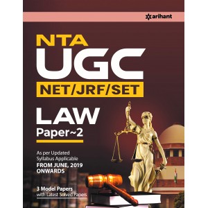 Arihant's NTA UGC NET/JRF/SET Law Paper 2 with 3 Model Papers